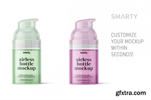 CreativeMarket - Airless bottle mockup 4850552