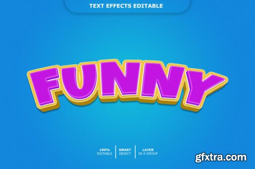 Cartoon 3d text style effect