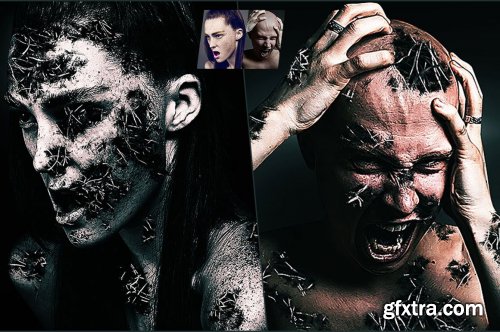 CreativeMarket - Horror Photoshop Action 4642154