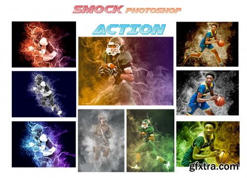 CreativeMarket - Smock Photoshop Action 4640009