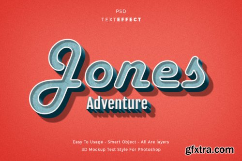 Psd editable text effect style template