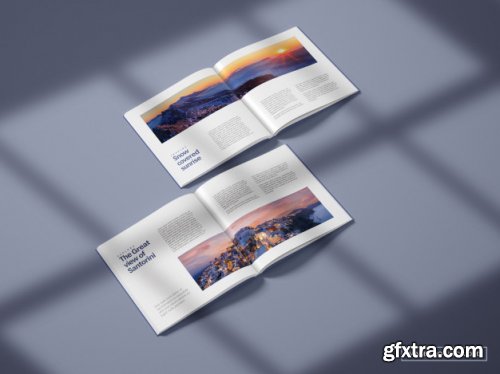 Square Catalogue Mockup Set