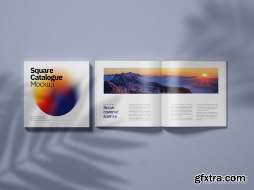 Square Catalogue Mockup Set