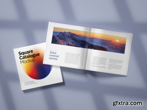 Square Catalogue Mockup Set