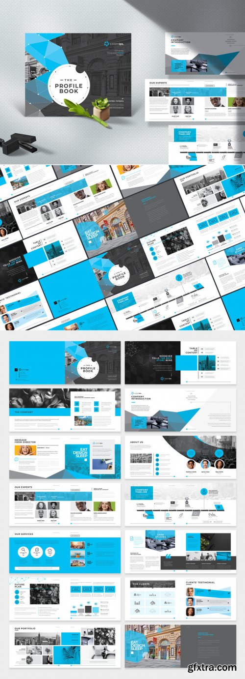 Profile Brochure Design Layout 350705605