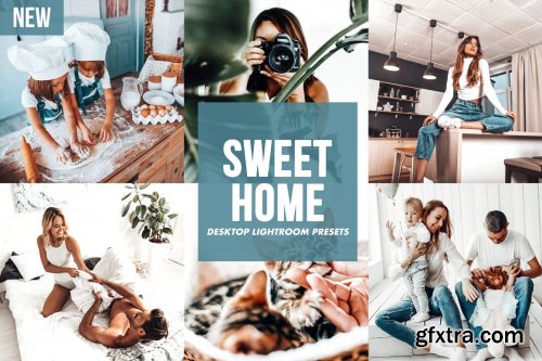 CreativeMarket - Desktop Lightroom Presets SWEET HOME 4817626