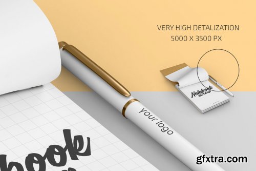 CreativeMarket - Spiral Notebook Mockup Set 4951573