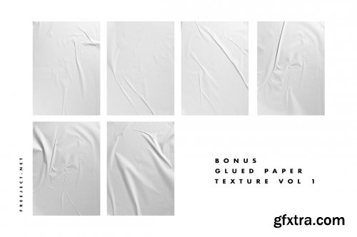 CreativeMarket - Glued Paper V2 Texture Background 4948329