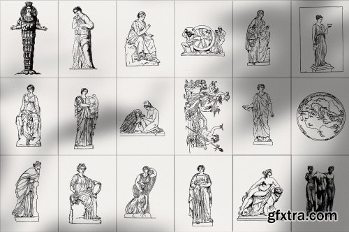 CreativeMarket - Ellenia - Greek Mythology Set 3821532