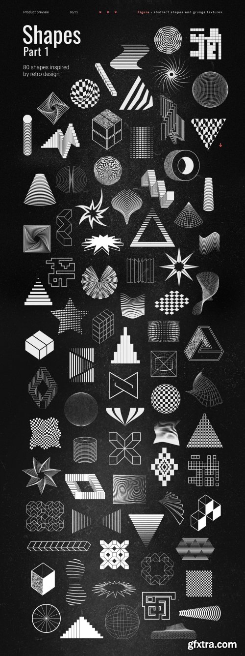 CreativeMarket - Abstract Shapes and Texures 4931784