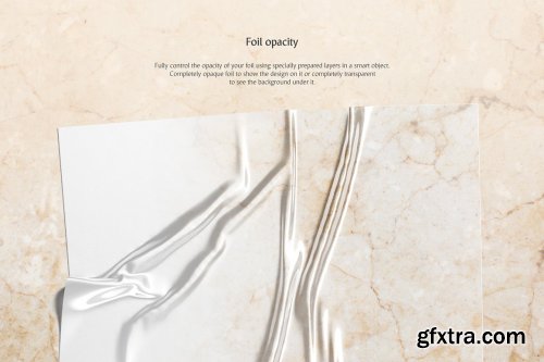 CreativeMarket - Plastic Foil Overlay Mockups 4944216