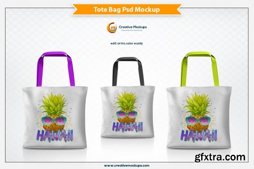 CreativeMarket - Tote Bag Mockup Template 4615232