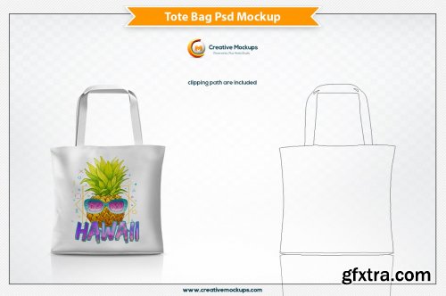 CreativeMarket - Tote Bag Mockup Template 4615232