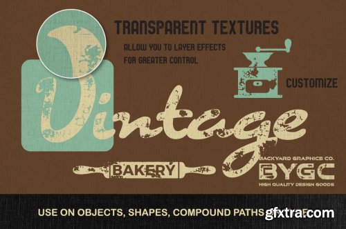 CreativeMarket - LetterPress Vector Texture Effects 3562795