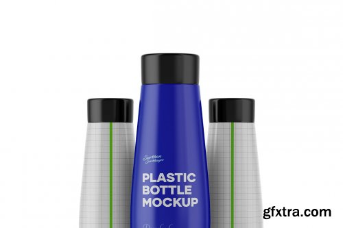 CreativeMarket - Plastic Bottle Mockup 4977916