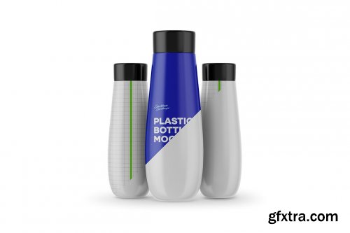 CreativeMarket - Plastic Bottle Mockup 4977916