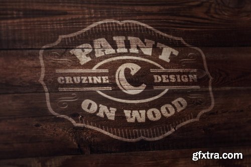 CreativeMarket - 8 Realistic Logo or Text Mock-ups 4981395