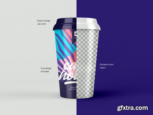 Take Away Paper Coffee Cup Mockup Set