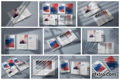 CreativeMarket - Vertical Catalogue, Magazine Mockup 4995472