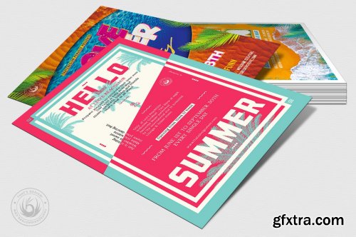 CreativeMarket - Summertime Flyer Bundle V3 4980427