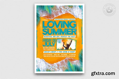 CreativeMarket - Summertime Flyer Bundle V3 4980427