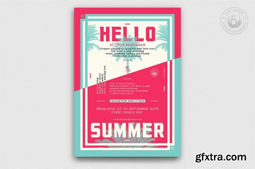 CreativeMarket - Summertime Flyer Bundle V3 4980427