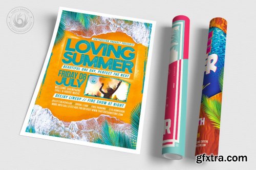 CreativeMarket - Summertime Flyer Bundle V3 4980427