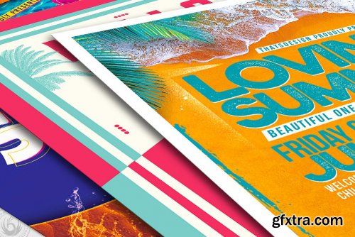 CreativeMarket - Summertime Flyer Bundle V3 4980427