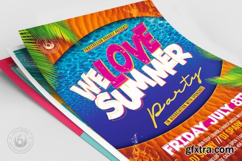 CreativeMarket - Summertime Flyer Bundle V3 4980427