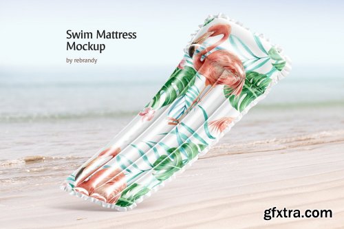 CreativeMarket - Swim Mattress Mockup 4996601