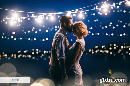 CreativeMarket - Party Bokeh Overlays Photoshop 4934875