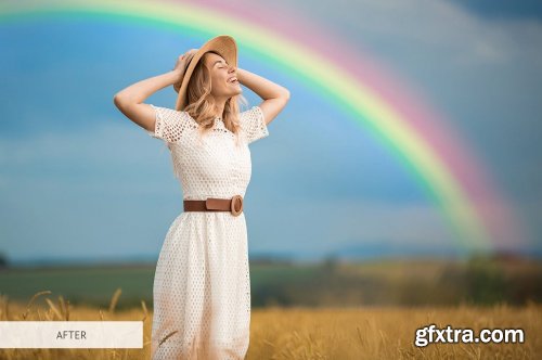 CreativeMarket - Rainbow Overlays Photoshop 4940455
