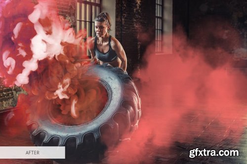 CreativeMarket - Smoke Bomb Overlays Photoshop 4940685