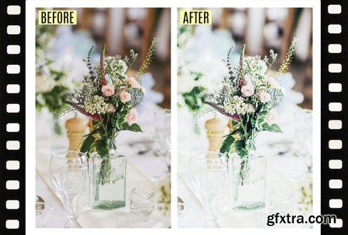 CreativeMarket - 10 desktop + mobile Wedding presets 4893328