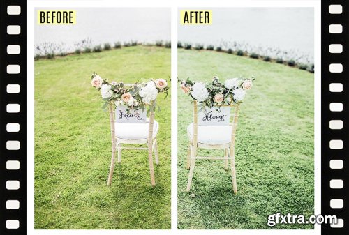 CreativeMarket - 10 desktop + mobile Wedding presets 4893328