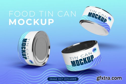 Floating tin cans mock-up