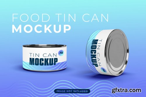 Floating tin cans mock-up