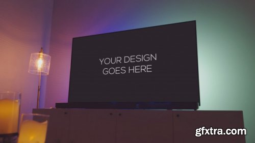 Television display mockup