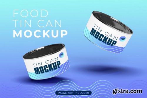 Floating tin cans mock-up