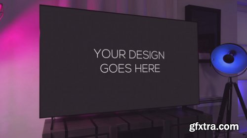 Television display mockup