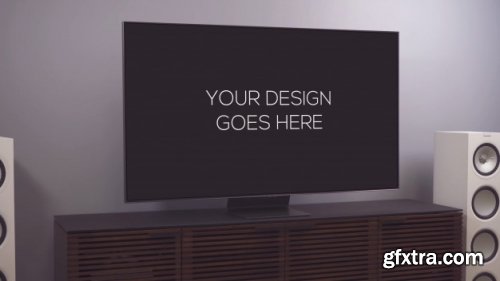 Television display mockup