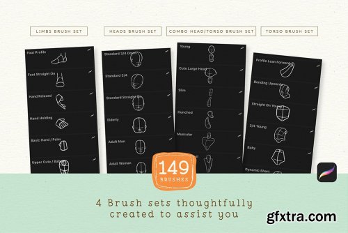 CreativeMarket - Procreate People Drawing Toolkit 4939186