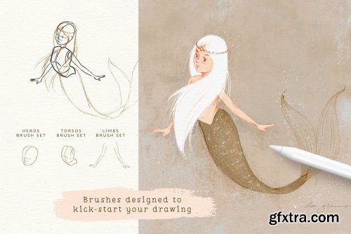 CreativeMarket - Procreate People Drawing Toolkit 4939186