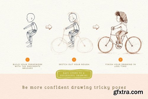 CreativeMarket - Procreate People Drawing Toolkit 4939186