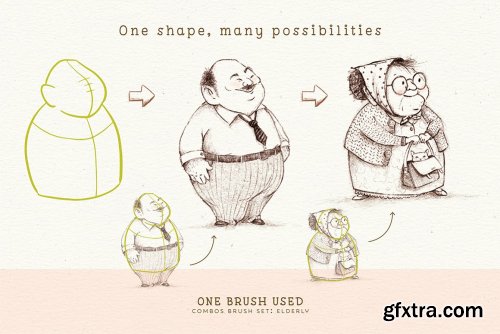 CreativeMarket - Procreate People Drawing Toolkit 4939186