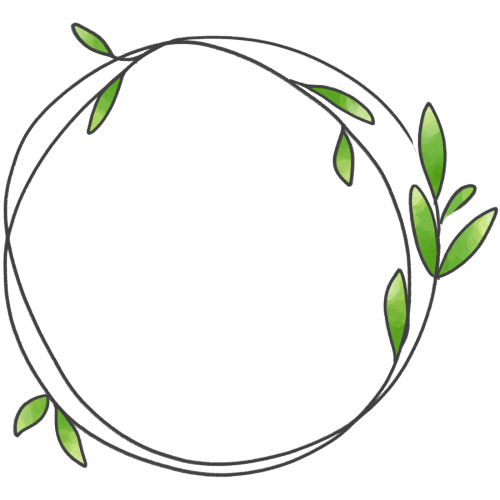 Doodle wreath frame transparent png - 2100587