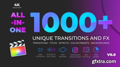 Videohive - Unique Transitions and FX V6 - 23292087