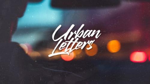 Videohive - Urban Letters