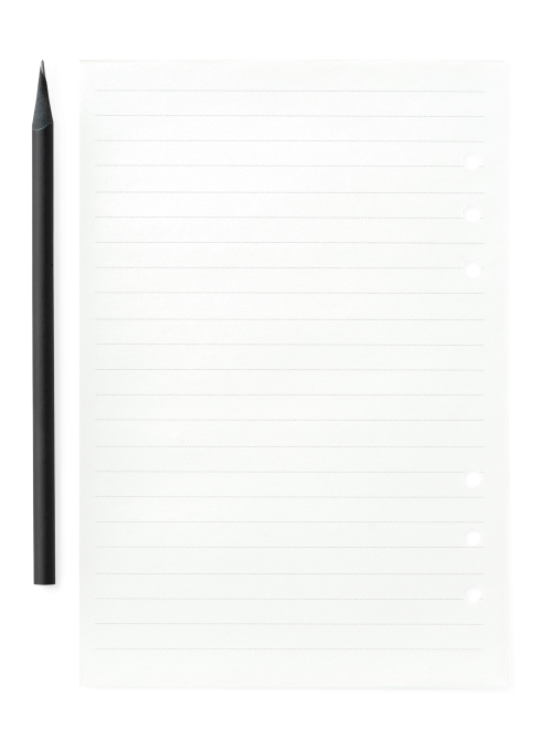 White paper and pen set transparent png - 2026295