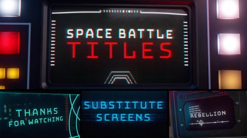 MotionArray - Space Battle Titles - 615154